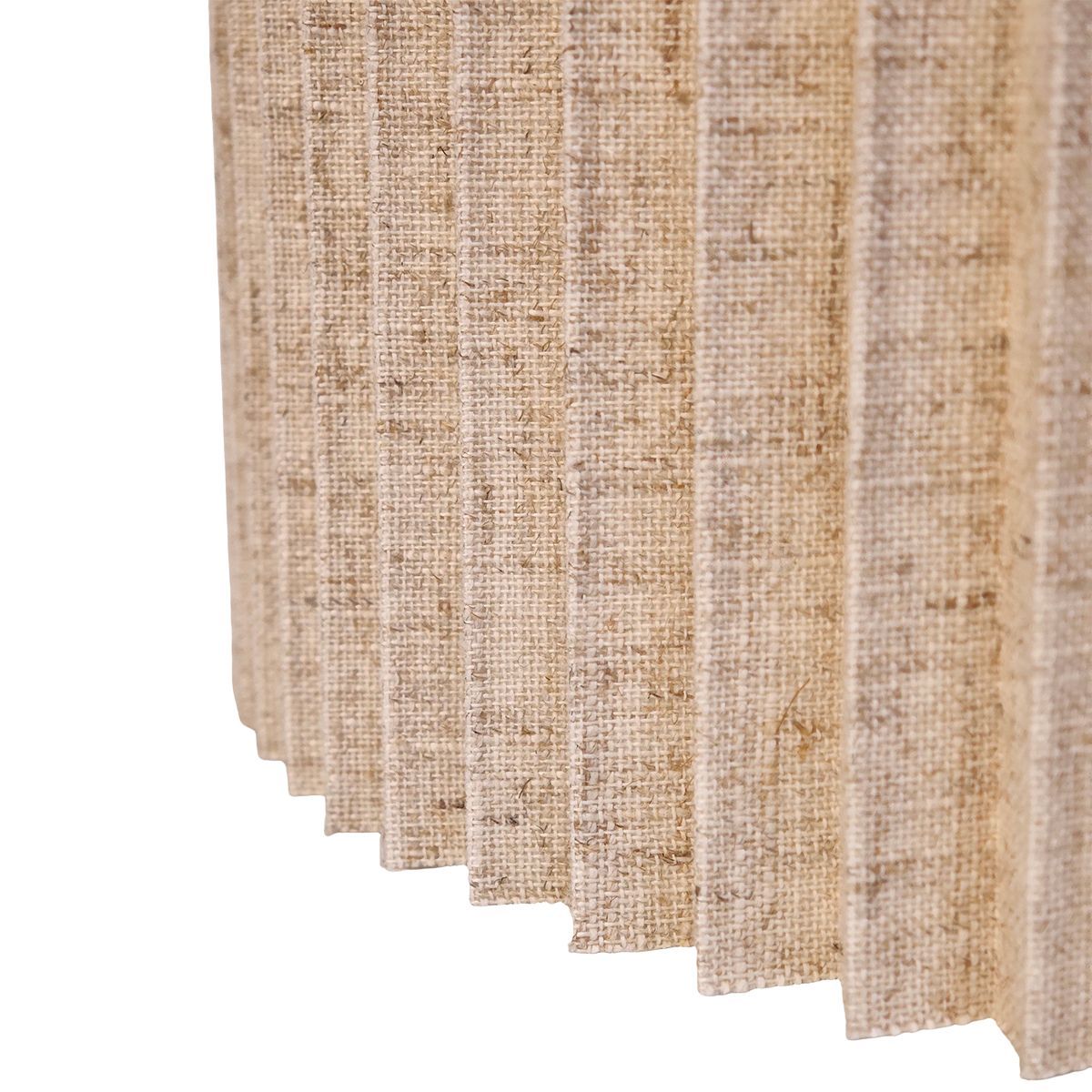 Nina Pleated Drum Shade - Medium Natural – view 3