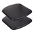 Seat Pad Set of 2 - Black Leather