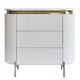 Demarco 3 Drawer Chest - White