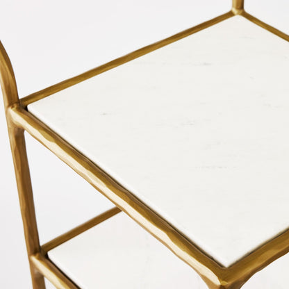 Heston Marble Square Bar Cart