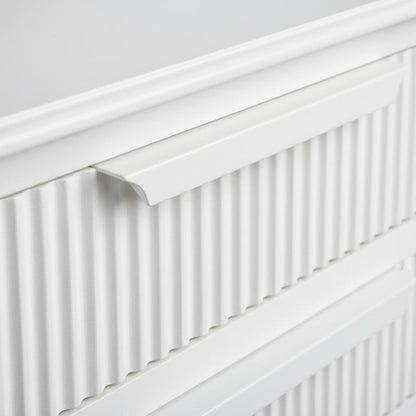 Aimee Bedside Table - Large All White - OUTLET NSW