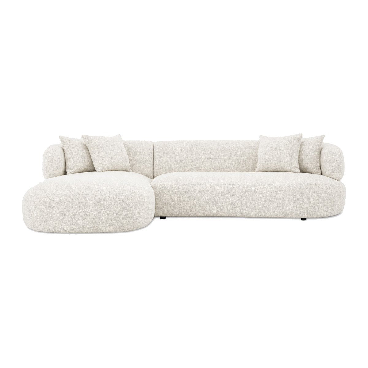 Greenwich Modular 3 Seater Sofa w Left Chaise - Off White