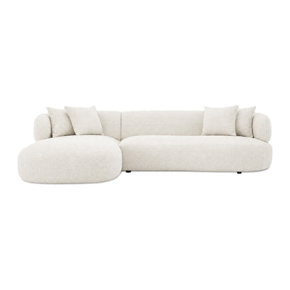 Greenwich Modular 3 Seater Sofa w Left Chaise - Off White