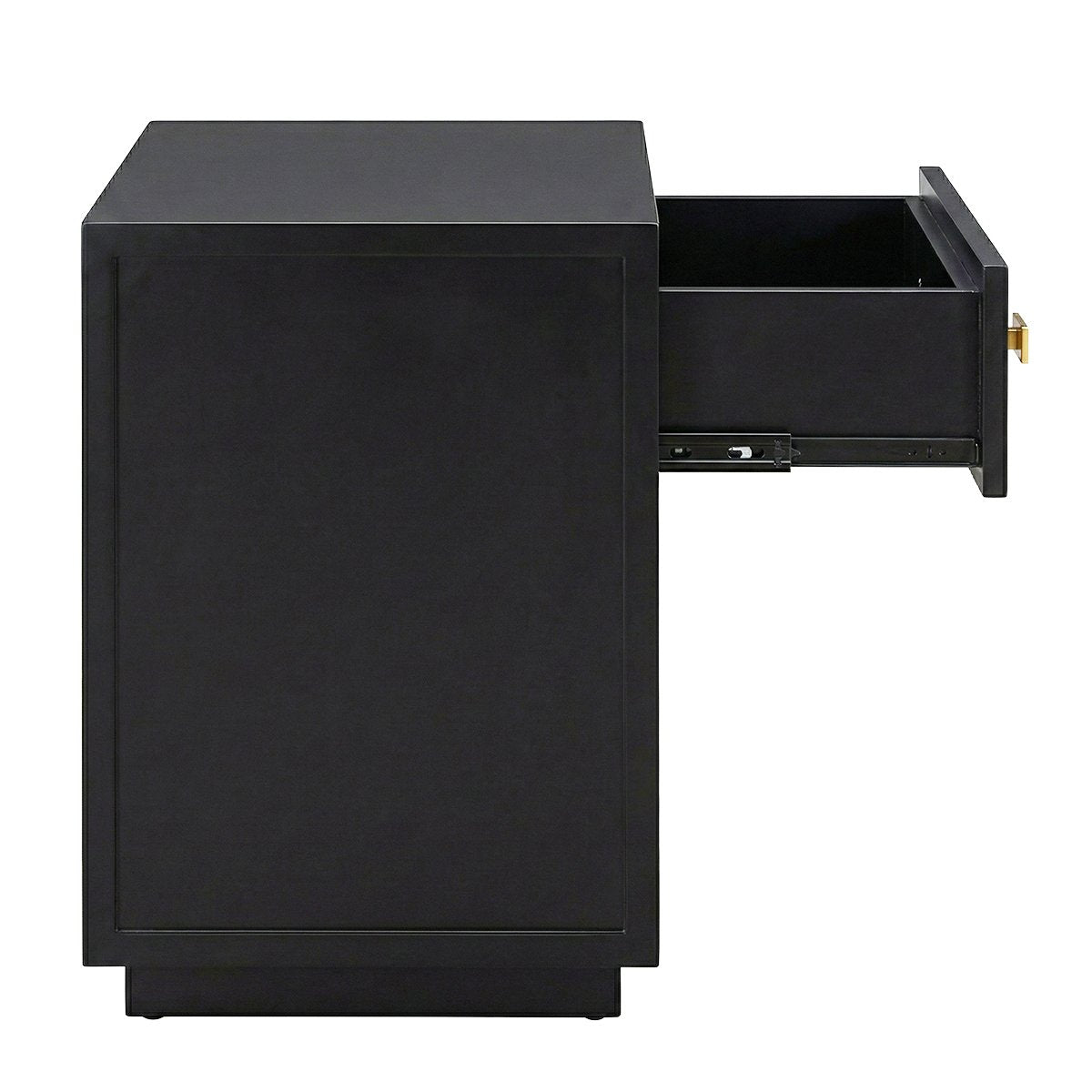 Logan Bedside Table - Petite Black