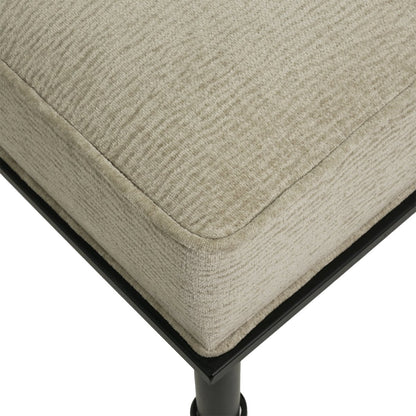 Hacienda Black Iron Stool - Wheat - OUTLET NSW