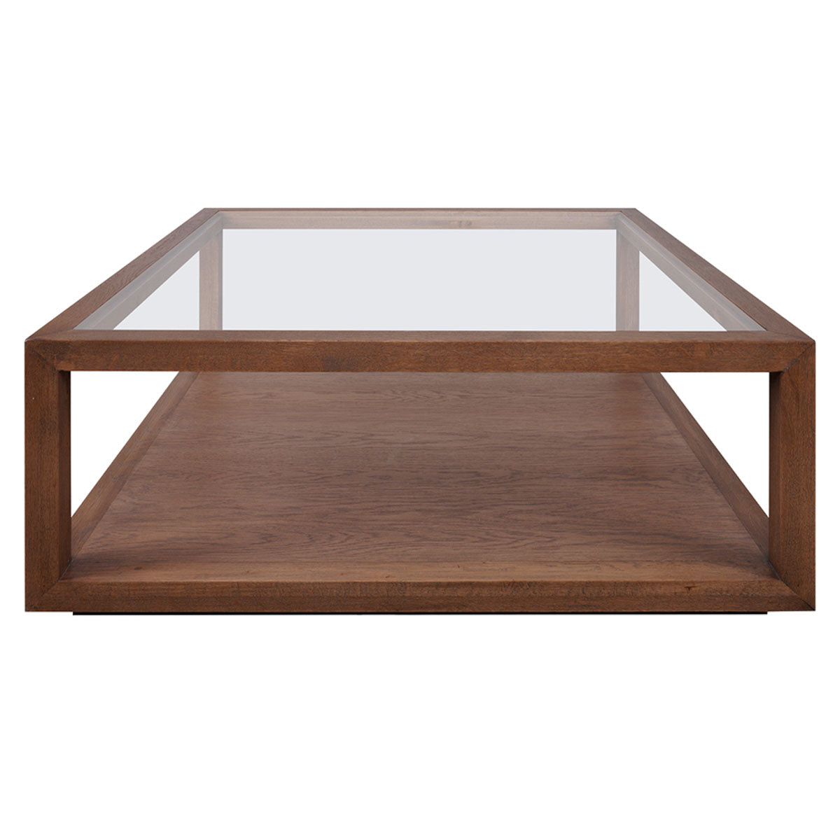 Sadie Oak Square Coffee Table - Walnut