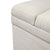 Soho Storage Bench Ottoman - Off White Linen
