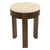 Oliver Travertine Side Table - Small Brown.