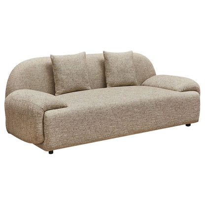 Remi 3 Seater Sofa - Tweed Brown