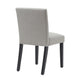 Christie Dining Chair Set of 2 - Taupe