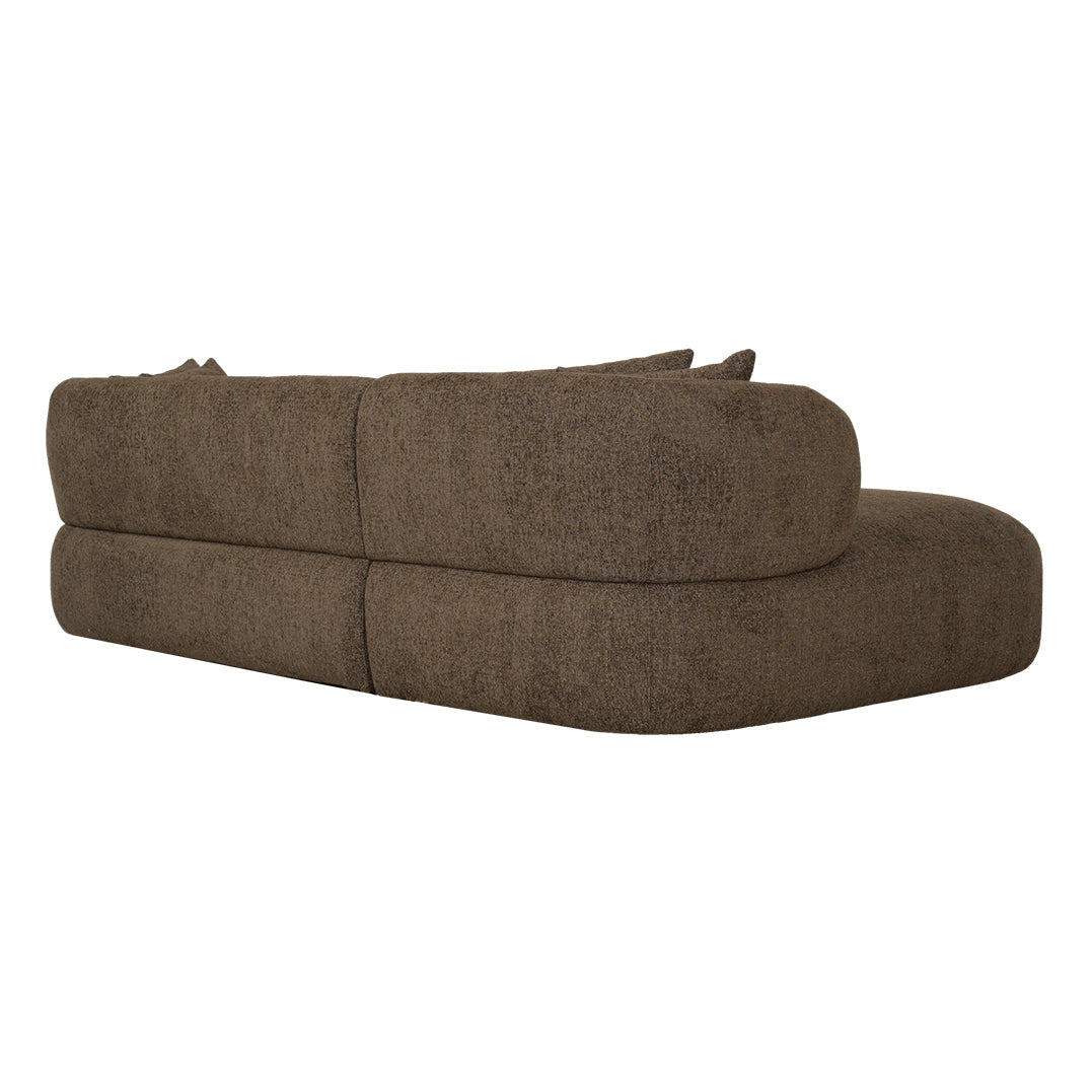 Greenwich Modular 3 Seater Sofa w Left Chaise - Espresso