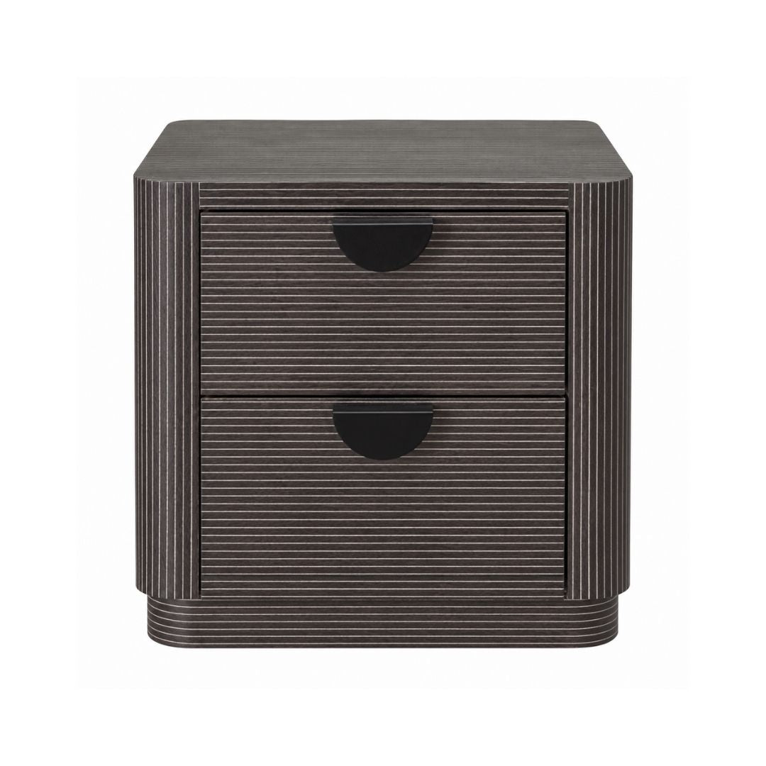 Sandy 50x50cm Bedside Table - Black - OUTLET NSW
