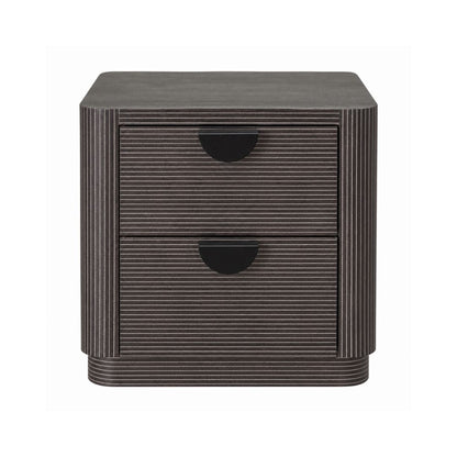 Sandy 50x50cm Bedside Table - Black - OUTLET NSW