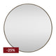 Vera Round Mirror - Antique Silver