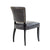 Noah Dining Chair Set of 2 - Black Leather