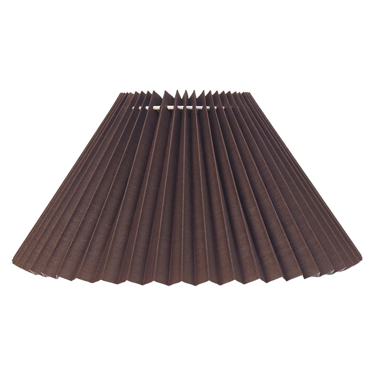 Anya Pleated Empire Shade - Medium Espresso