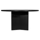 Montauk Round Dining Table - 1.5m Black