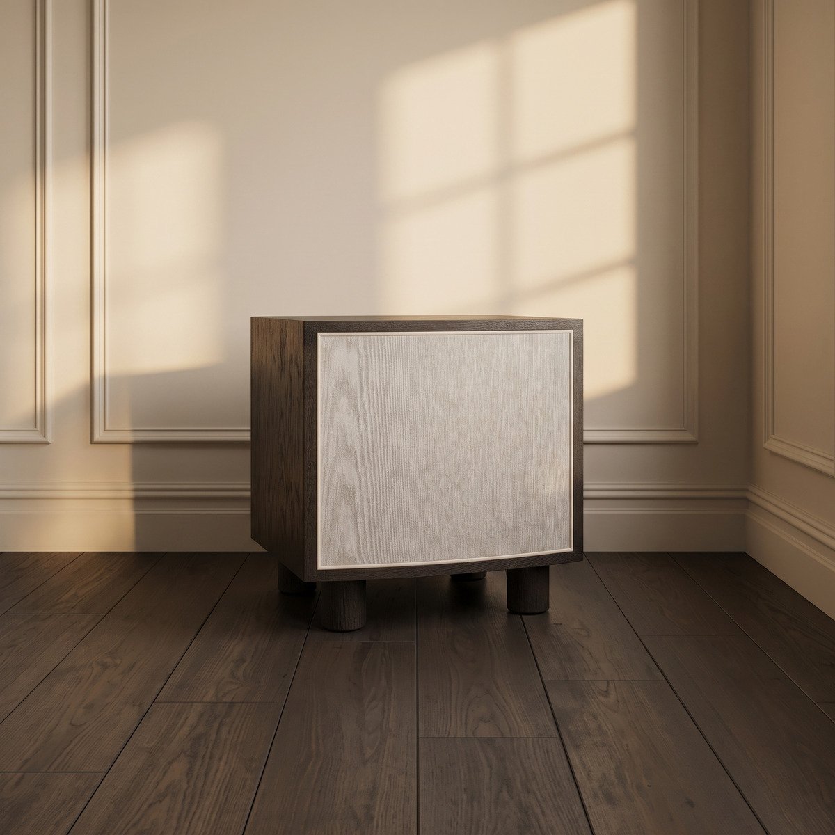 Bessie 55x55.5cm 1 Door Bedside Table