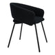 Delta Dining Chair - Black Onyx Boucle