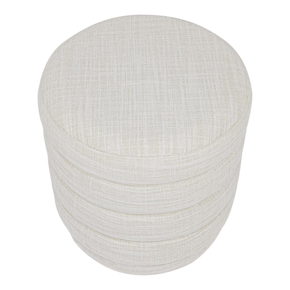 Demi Stool - Off White Linen
