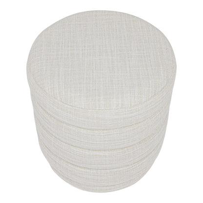 Demi Stool - Off White Linen