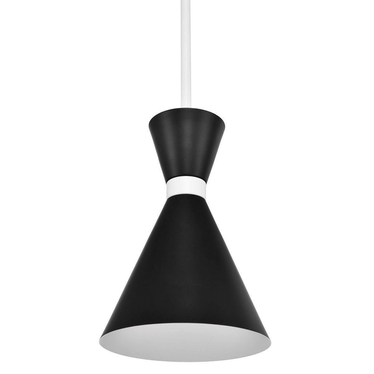 Oslo Pendant - Black w White