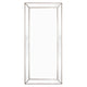 Zeta Floor Mirror - Antique Silver