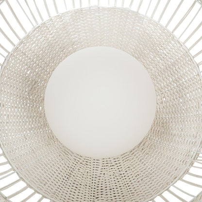 Fortaleza Rattan Pendant - Medium White