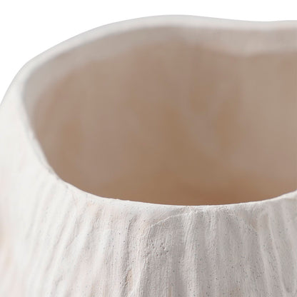 Maeve Porcelain Decorative Vase - Medium White