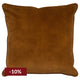 Tobago Square Feather Cushion - Tobacco Velvet