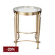 Jak Glass Side Table - Gold