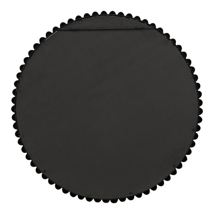 Esme Round Wall Mirror - Black