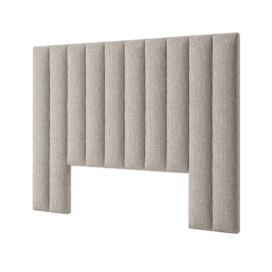Ellyn 165x178cm Queen Bedhead - Taupe - OUTLET NSW
