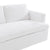 Birkshire 2 Seater Slip Cover Sofa - White Linen