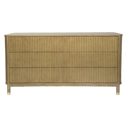 Sophia 6 Drawer Chest - Antique Gold - OUTLET NSW