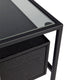 Vogue Bedside Table - Small Black