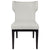 Ashton Black Dining Chair Set of 2  - Natural Linen