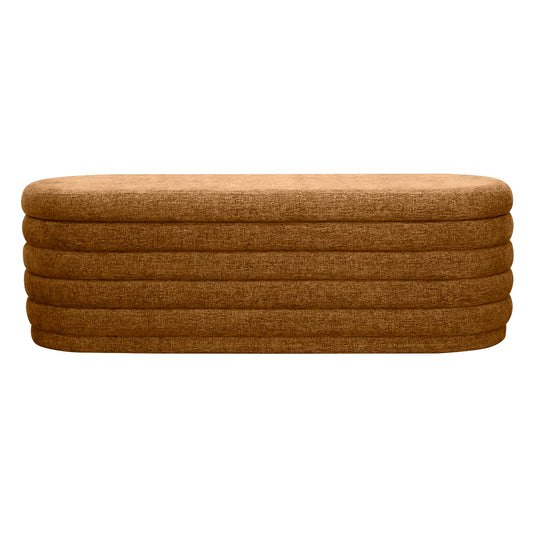 Demi Storage Bench Ottoman - Butterscotch