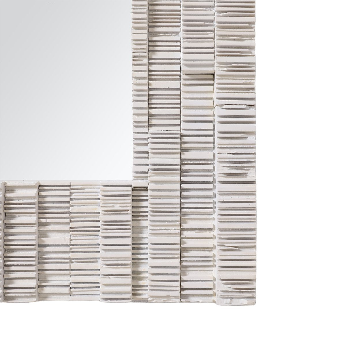 Dunbar Wall Mirror - Rectangle White