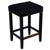 Canyon Black Kitchen Stool - Black Cotton