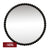 Esme Round Wall Mirror - Black