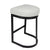 Brooke Black Kitchen Stool - Natural Linen