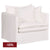 Palm Beach Slip Cover Arm Chair - White Linen