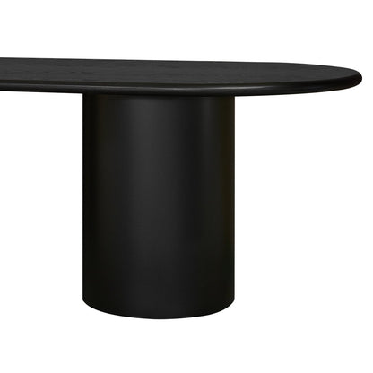 Brunella Oval Dining Table - 2.4m Black