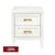 Soloman Bedside Table - Small White