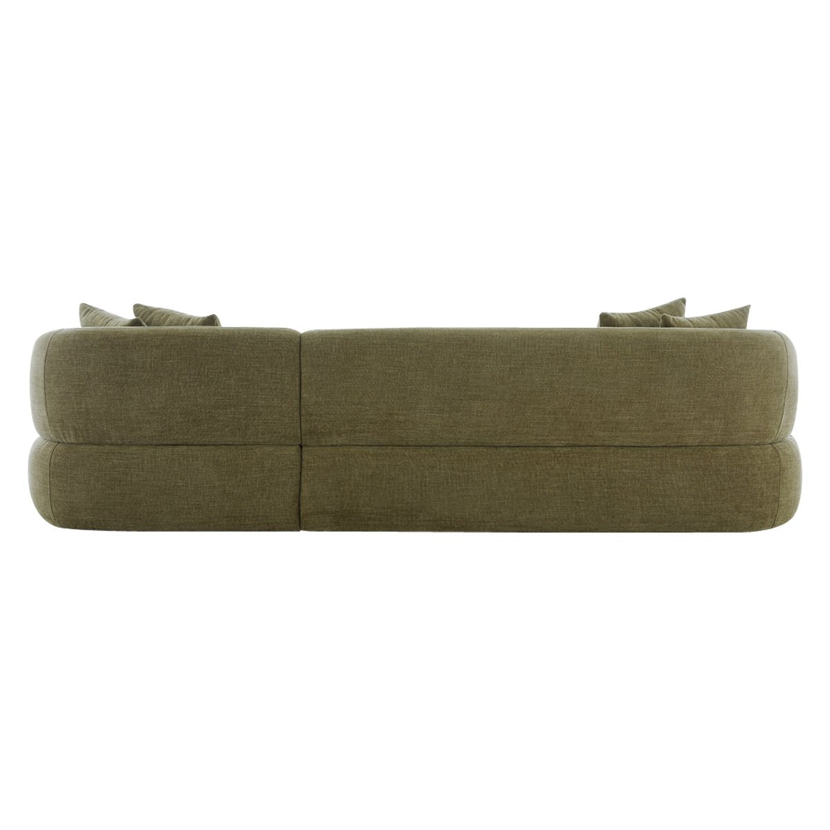 Greenwich Modular 3 Seater Sofa w Right Chaise - Sage Chenille – view 4