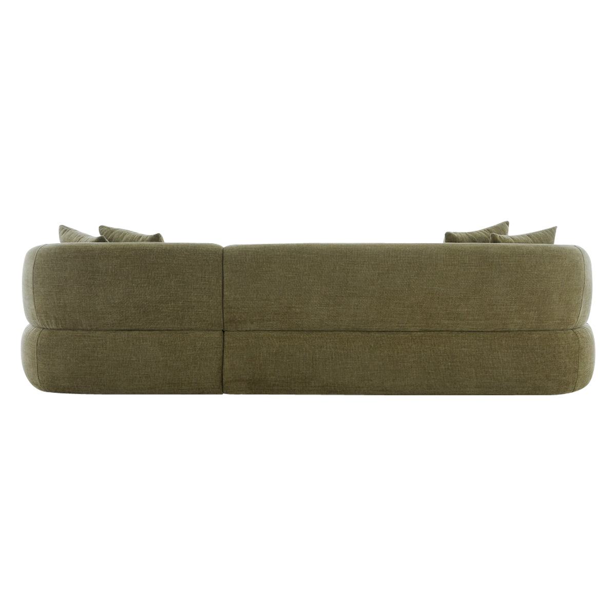 Greenwich Modular 3 Seater Sofa w Right Chaise - Sage Chenille