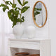 Esme Oval Wall Mirror - Gold Leaf