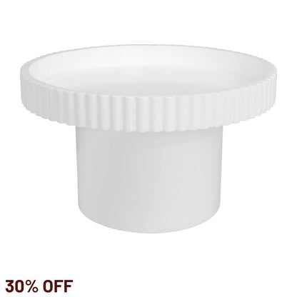 Blythe Footed Bowl - Large White