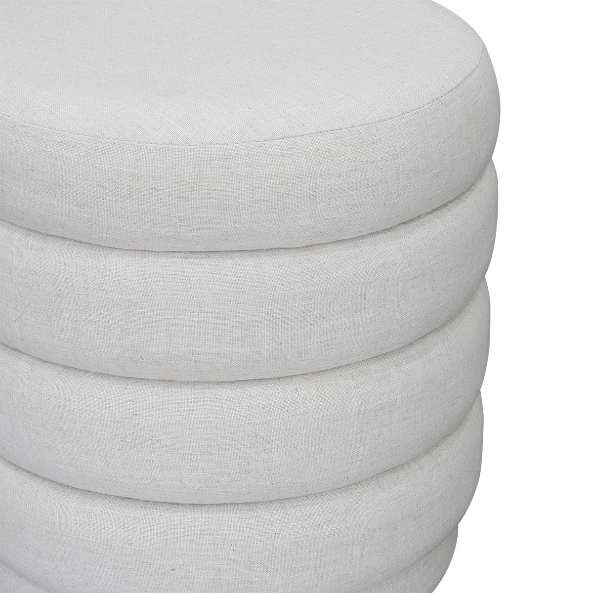 Demi Stool - Ecru Linen